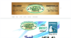 Desktop Screenshot of luckysgrill.com